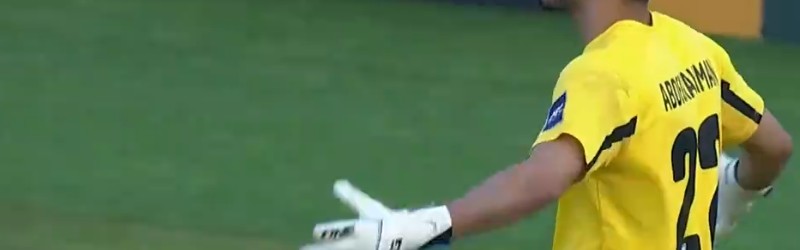 U23亚洲杯离谱一幕！约旦门将扑点后疯狂庆祝，目送皮球入网